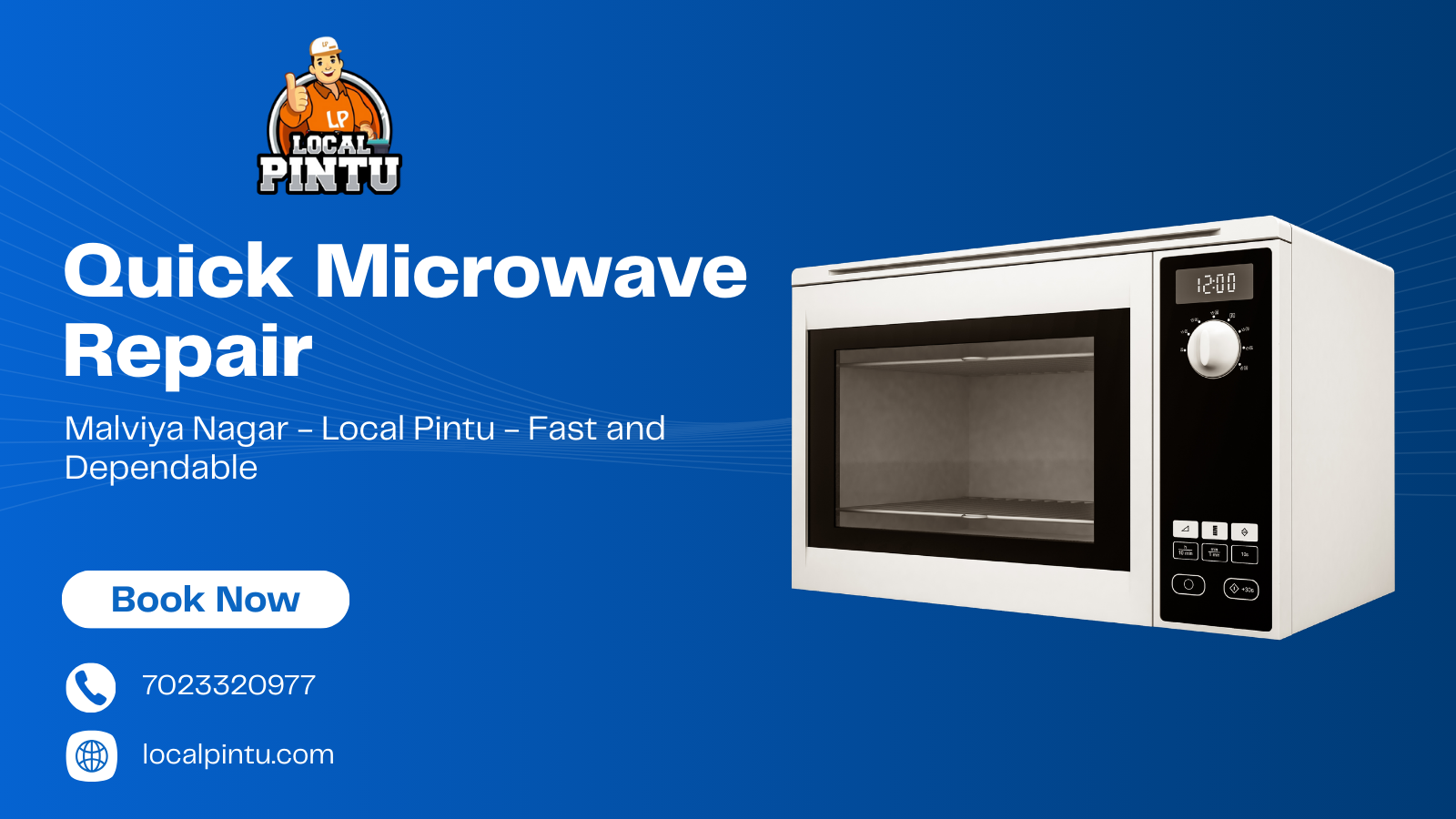 Quick Microwave Repair Malviya Nagar - Local Pintu - Fast and Dependable