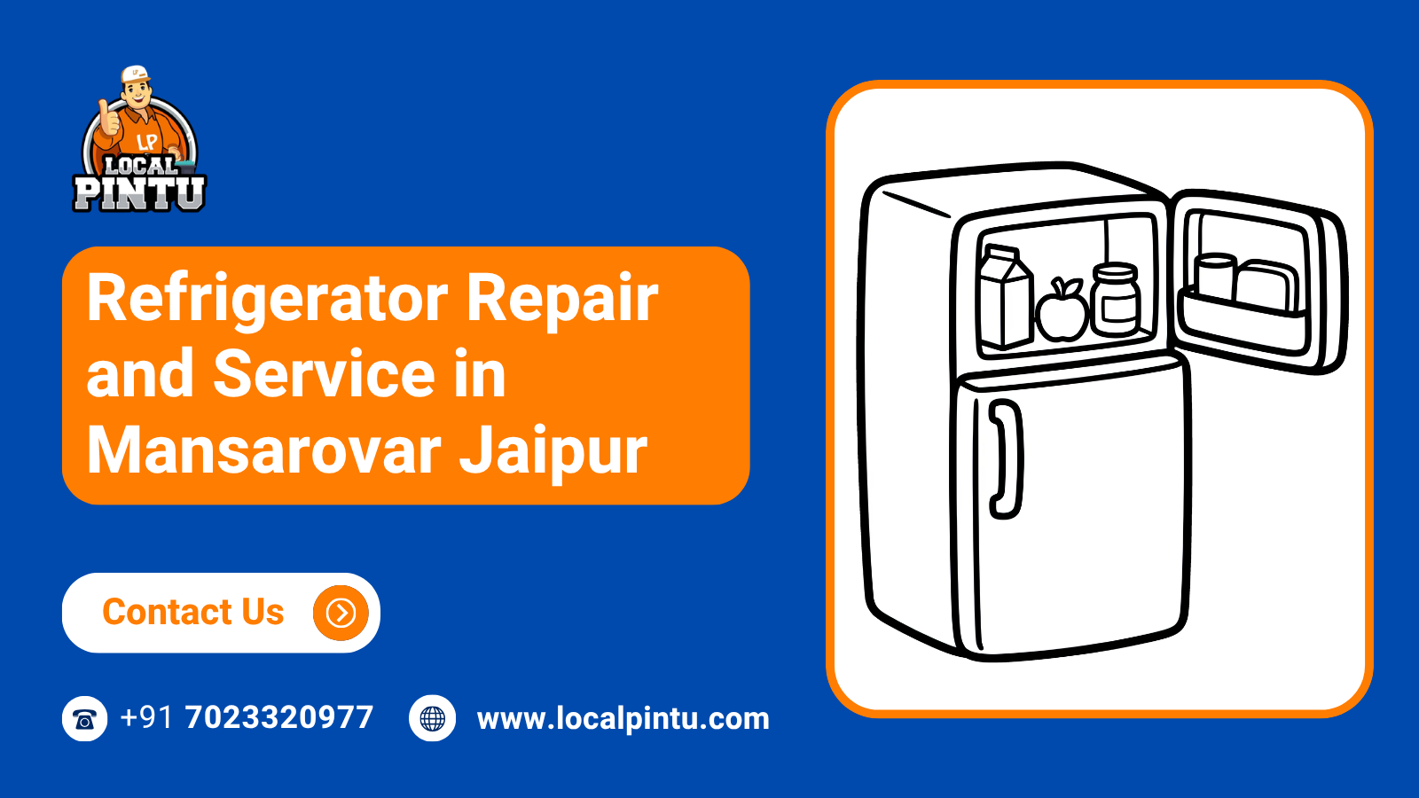 Refrigerator Repair and Service in Mansarovar Jaipur