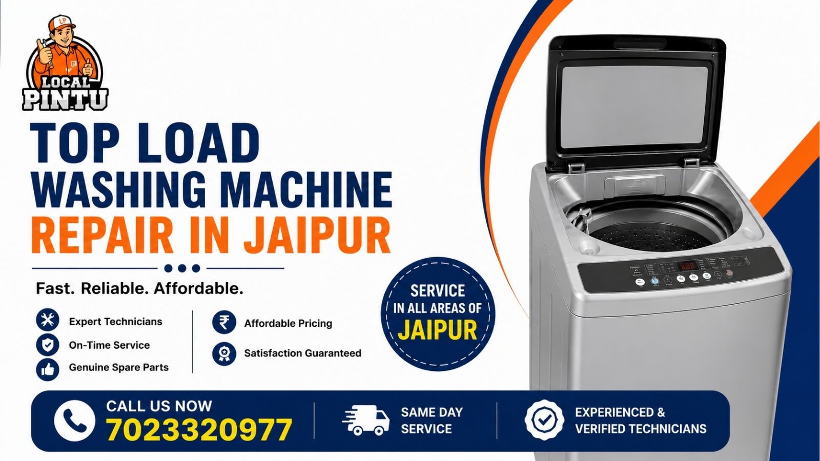 Top Load Washing Machine Repair in Jaipur