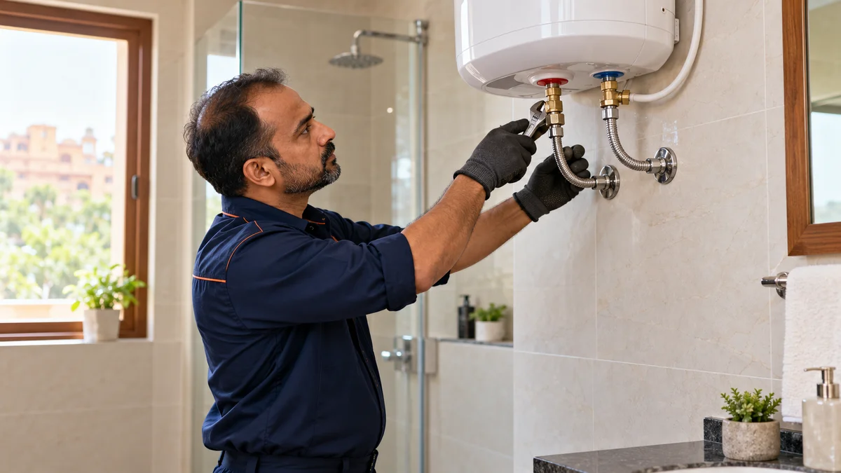 Geyser Leaking Water? Inspection and Repair Booking in Jaipur