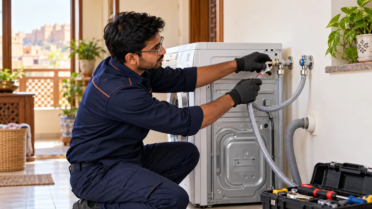 Washing Machine Installation in Jaipur: Connections and First Wash