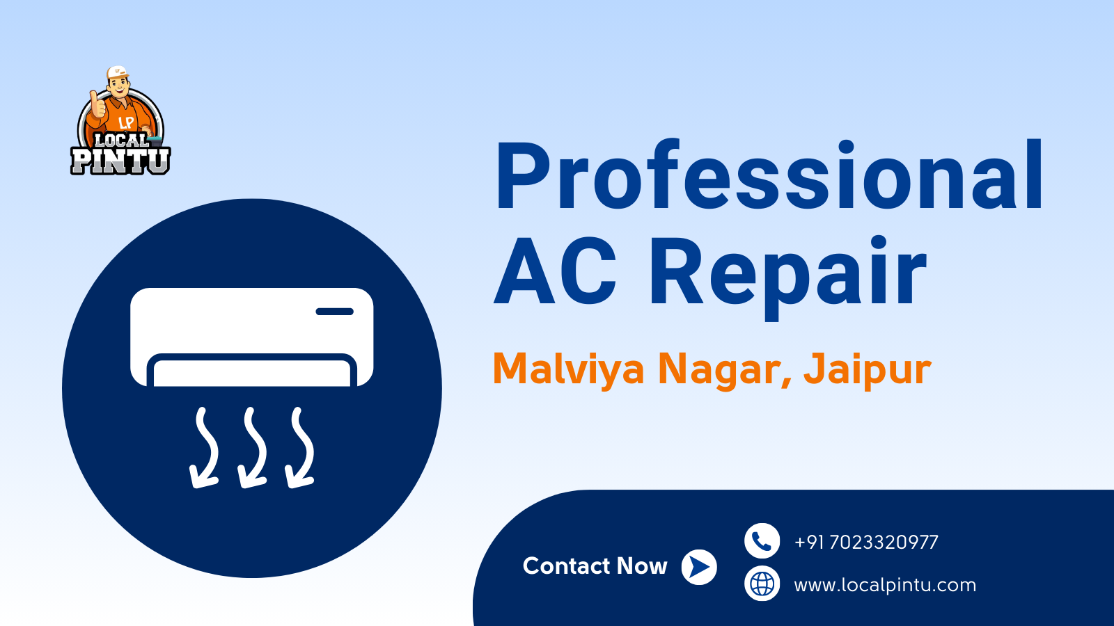 Professional AC Repair Malviya Nagar, Jaipur