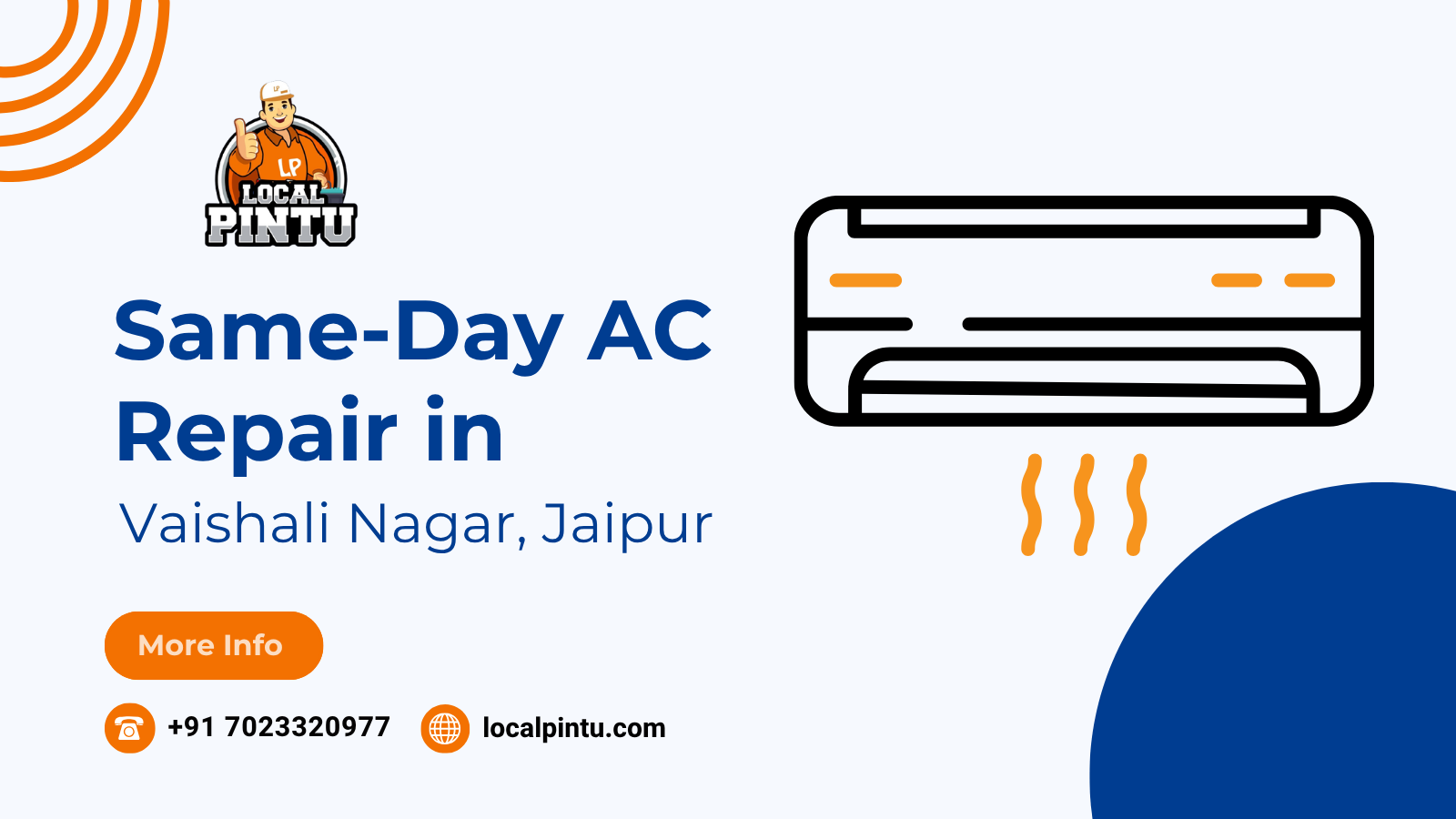 Same-Day AC Repair in Vaishali Nagar, Jaipur