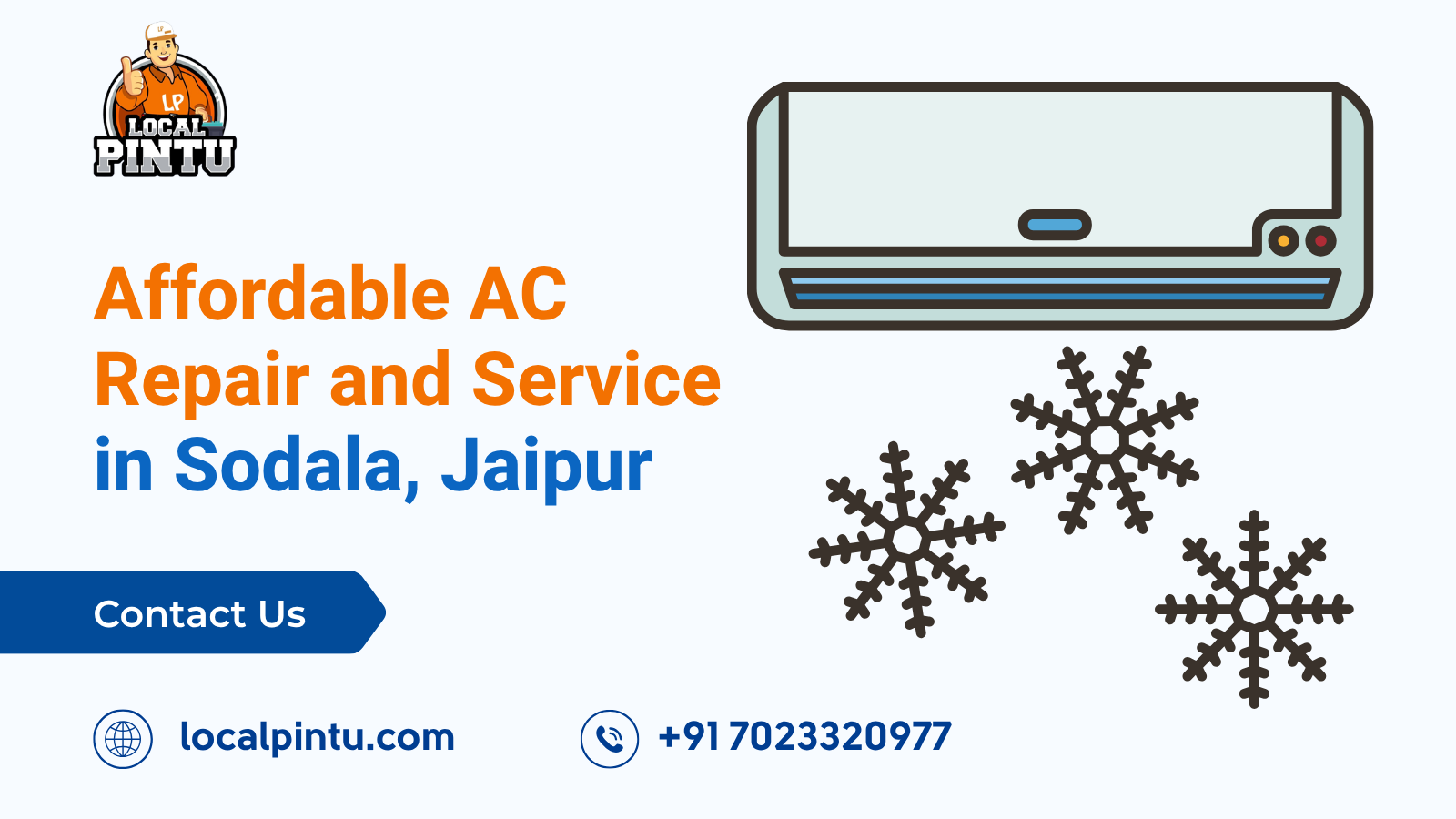 Affordable AC Repair and Service in Sodala, Jaipur